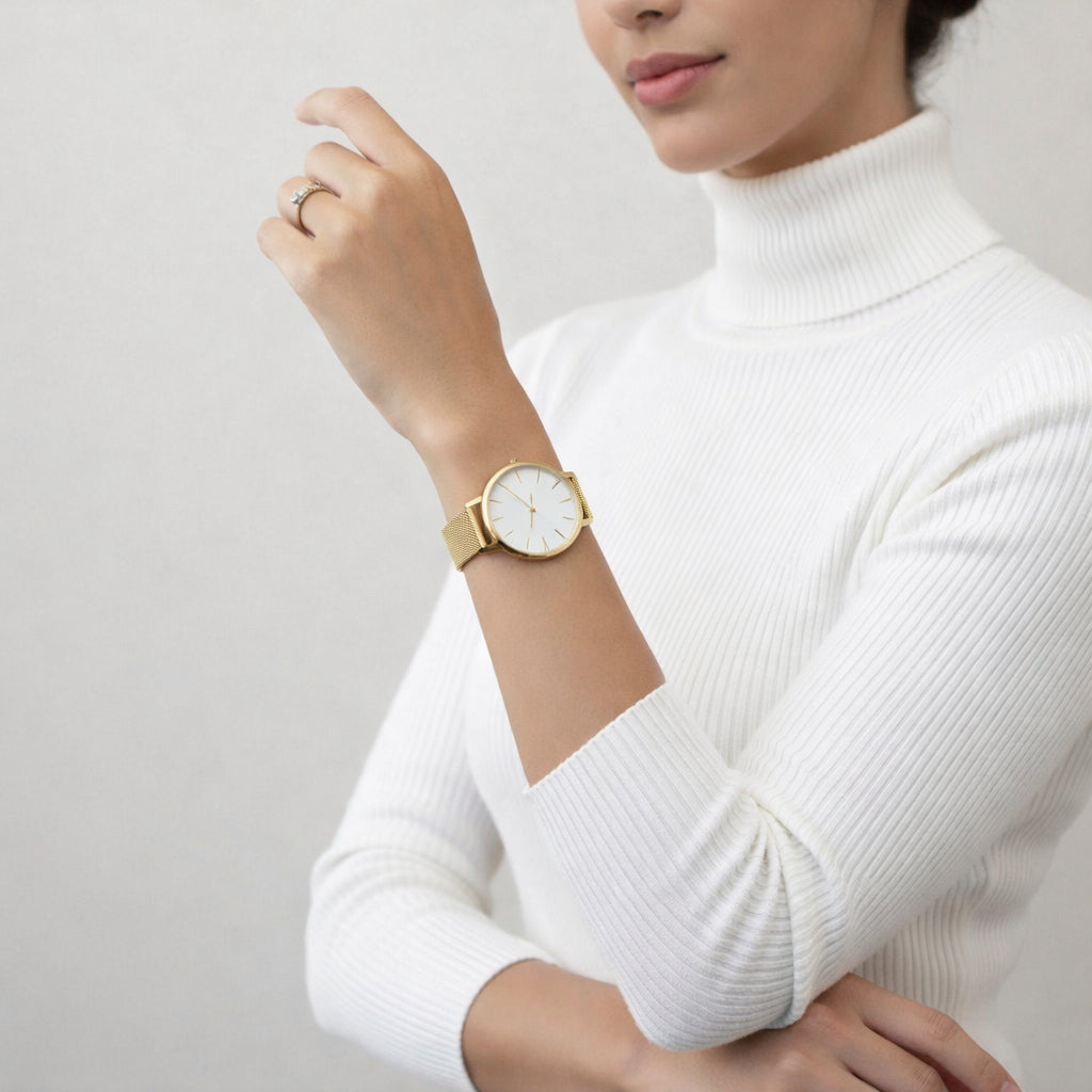 Women’s Alloy Mesh Strap Watch