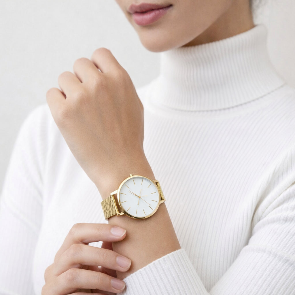 Women’s Alloy Mesh Strap Watch